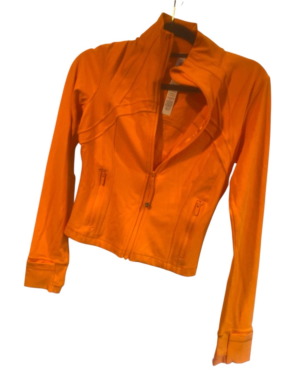 NWT Lululemon Define Cropped Jacket Size 6 ORANGE
